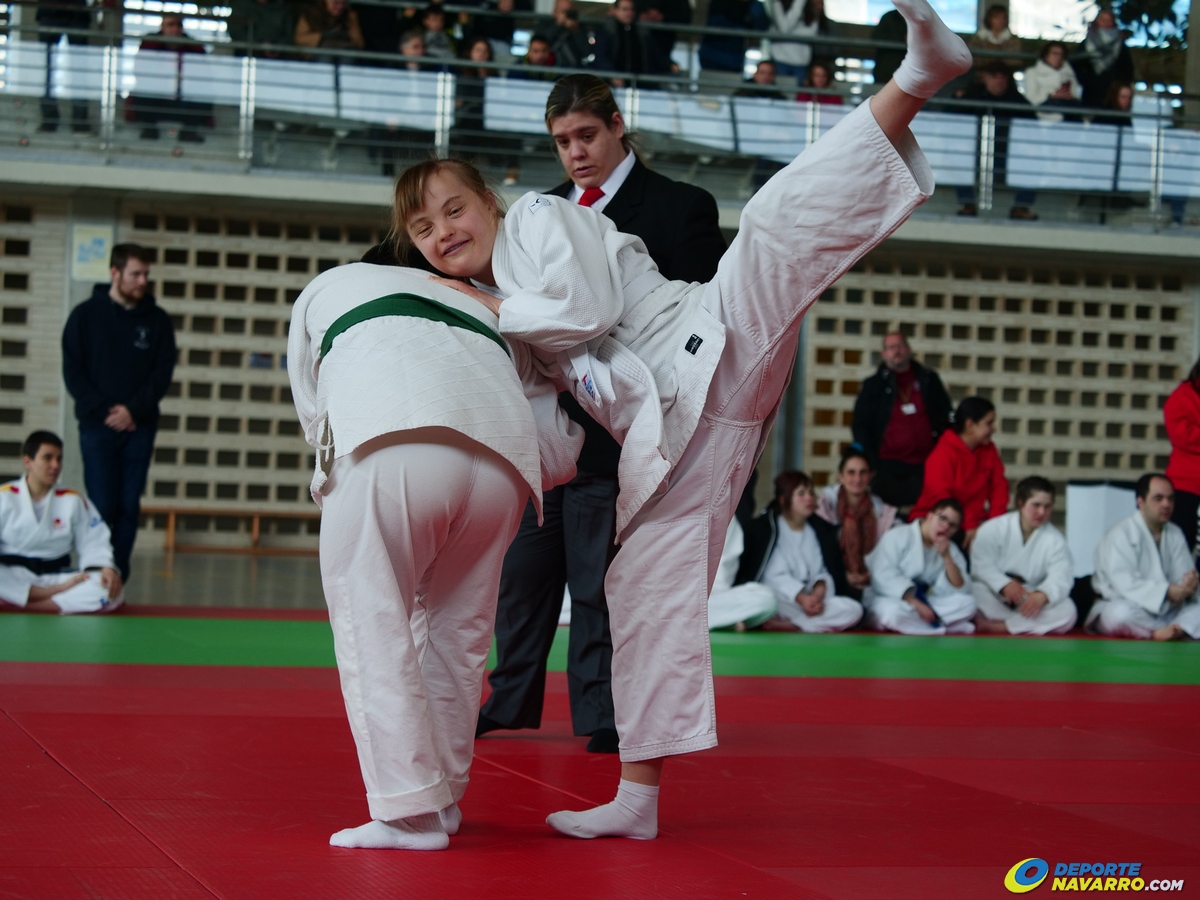 EMOCIÓN Y NERVIOS EN EL I TORNEO NAVARRO DE JUDO ADAPTADO. Pamplona 05-03-23. FOTOS